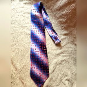 Men's Vintage Fanstyle silk tie